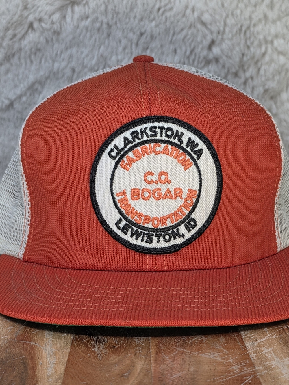Red Mesh Trucker Hat
